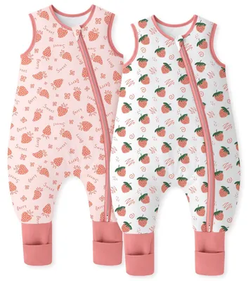 Image de Sac de couchage pour bébé avec pieds - Lot de 2, taille 1.5, pour garçons et filles