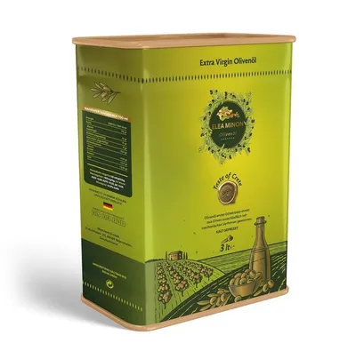 Produktbild von Extra Natives Olivenöl aus Kreta | 3 Liter Kanister mit Ausgießer | Kaltgepresst & Ungefiltert | Premium Koroneiki Olivenöl aus Griechenland