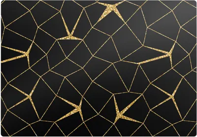 Produktbild von Geometrisches Linienmuster – Bodenschutzmatte – Stuhlunterlage 100x70 cm – Rutschfest – Hartbodenmatte