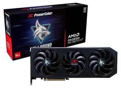 Zdjęcie produktu dla PowerColor RX 9070 XT Hellhound REVA, Radeon RX 9070 XT, 16 GB, GDDR6, 256 bit, 7680 x 4320 px, PCI Express 5.0