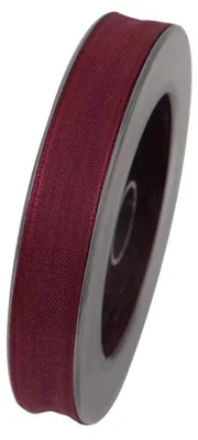 Produktbild von Webband, Schleifenband 15mm dunkelrot 20m Rolle (1m=0,35EUR) Goldina