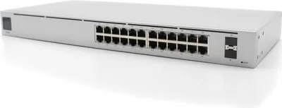 Produktbild von Ubiquiti UniFi 24-Port PoE Managed L2/L3 Gigabit Ethernet (10/100/1000) Power over Ethernet (PoE) 1U Silber