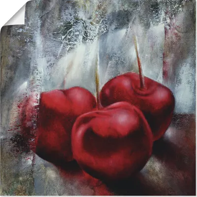 Produktbild von ARTland Poster Kirschen Größe: 70x70 cm