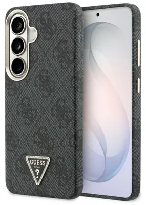 Produktbild von GUESS case passend für SAMSUNG S26 GUHMS26SP4GTDGMK (4G Triangle Logo kompatibel mit MagSafe) black