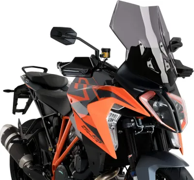 Produktbild von Puig Touring Ktm 1290 Superduke Gt Windschutzscheibe Schwarz  Schwarz One Size