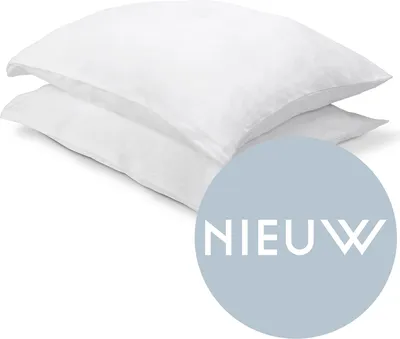 Produktbild von Walra Molton Kussensloop Baumwolle Cover Weiß - 2x 80x80 cm