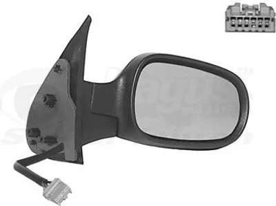 Produktbild von VAN WEZEL 3328808 Außenspiegel Seitenspiegel Rechts für NISSAN MICRA III (K12) Asphärisch Beheizt Grundiert