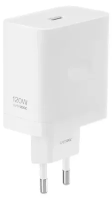 Produktbild von OnePlus 120W Singel Port SuperVooc Adapter Type-A - White