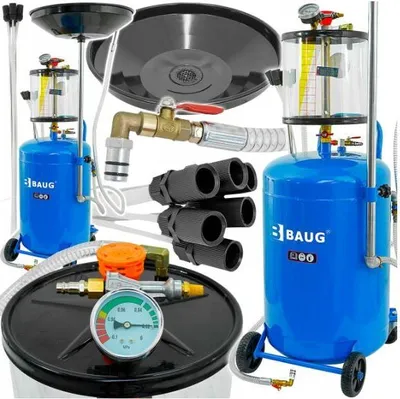Produktbild von Ölabsauggerät 65 L Druckluft Ölabsauger Ölsauger Öl Absaugen Ölauffangbehälter Druckluft Ölauffanggerät Ölbehälter für Ölwechsel 6 Sonden