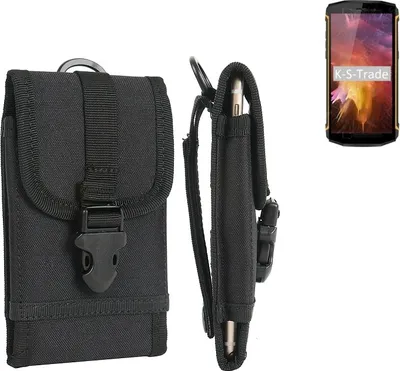 Produktbild von K-S-Trade Handyhülle kompatibel mit Blackview BV5800 Gürteltasche Holster Handytasche Gürtel Tasche Schutzhülle Robuste Handy Schutz Hülle Tasche