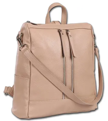 Produktbild von Toscanto Damen Cityrucksack Leder Rucksack rosa D3ORT100RA
