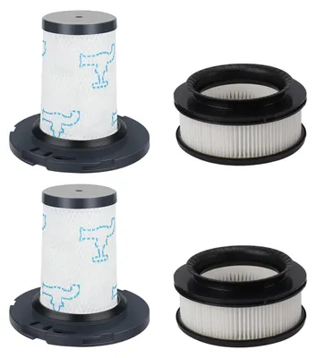 Image de Filtres pour aspirateurs Rowenta X-Force Flex 11.60, 12.60, 14.60, 15.60 Animal RH98xx et RH99xx, 2 préfiltres + 2 postfiltres, filtres de rechange pour ZR009007 et ZR009008