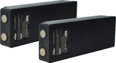 Produktbild von vhbw 2x Akku Ersatz für Scanreco 16131, 17162, 592, 1026, 13445 für Industrie-Funkfernsteuerung Fernbedienung (2500 mAh, 7,2 V, NiMH) - Schwarz