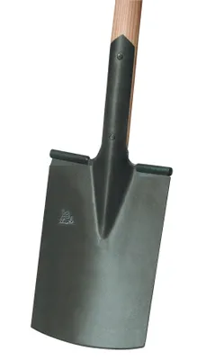 Produktbild von Bauspaten LÖWE 285x185/180mm Gr.2 Gärtner Form m.Trittschutz u.Eschen-T-Stiel