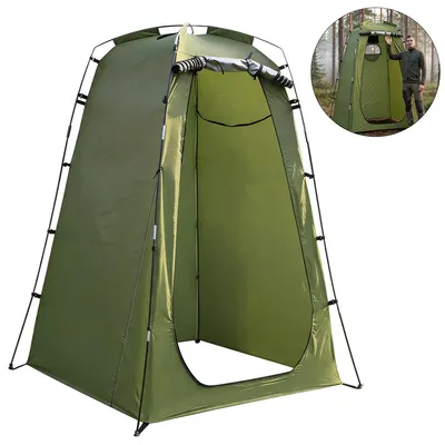 Produktbild von Tragbares Privatzelt,Outdoor-Camping-Badezelt, faltbares Notunterkunftszelt – leicht,stabil,einfach aufzubauen,faltbar,ideal für Camping und Notfälle