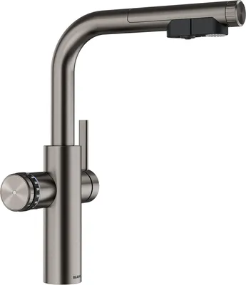 Produktbild von Blanco Küchenarmatur Icona-L, satiniert-platin