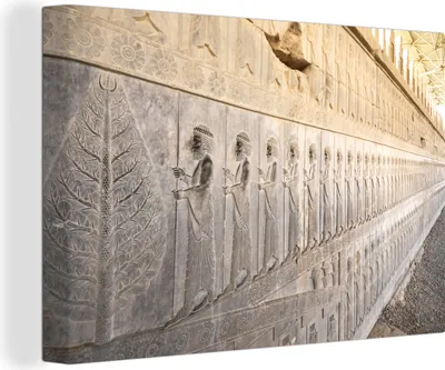 Produktbild von OneMillionCanvasses® - Leinwandbilder - 140x90 cm, Wanddekorationen des persischen Reiches, Wandbilder Kunstdruck Wanddekoration