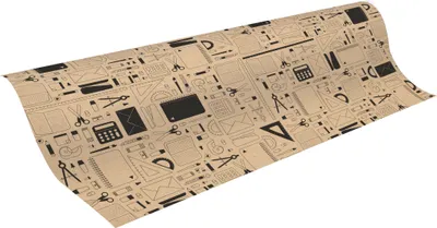 Produktbild von Clairefontaine Geschenkpapierrolle Kraft 50x0,70m Papeterie Kartonbraun 223809C