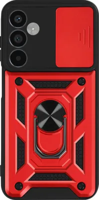 Produktbild von Mayaxess, Schutzhülle für Samsung Galaxy A25 5G Ring Halter Kameraabdeckung, Rot