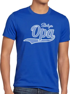 Produktbild von style3 Stolzer Opa Herren T-Shirt Großvater Fun Funshirt Spruch Spruchshirt