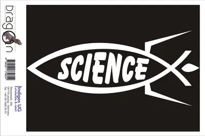 Produktbild von Aufkleber / Autoaufkleber - JDM / Die cut / Auto / OEM - Science Fisch - 160x70 mm gelb - Heckscheibe / Heckscheibenaufkleber