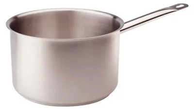 Bratpfanne hoch 12 cm Edelstahl 18/10 mit Griff