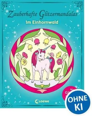 Produktbild von Zauberhafte Glitzermandalas - Im Einhornwald