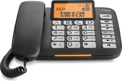 Produktbild von Gigaset Festnetztelefon DL580 Schwarz