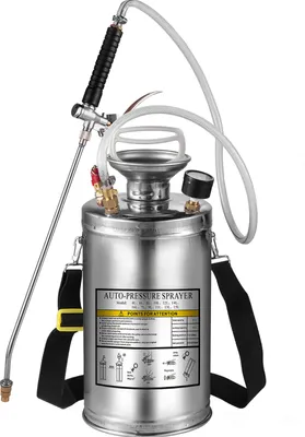 Immagine prodotto di SucceBuy 6L spruzzatore in acciaio inox, spruzzatore per la casa, il giardinaggio e la pulizia dei pavimenti, ideale per l'industria, l'agricoltura, il commercio, la medicina