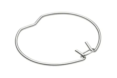 Immagine prodotto di Anello a scatto 51mm set di 3 argento/metallo