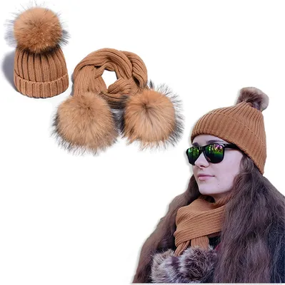 Obrázek produktu pro Dámská zimní čepice + šála