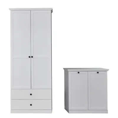 Zdjęcie produktu dla BrandsonBaxter zestaw mebli wejściowych 177 x 196 cm biały.