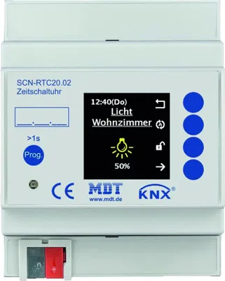 Obrázok produktu pre MDT KNX časový spínač, 20-násobný, REG, 1 ks.