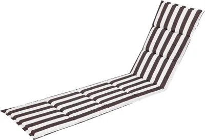Obrázek produktu pro Matrace na lehátko "ALICANTE" - 182x42cm - voděodolná, oboustranná, snímatelný potah, na zahradu | Pillowprim