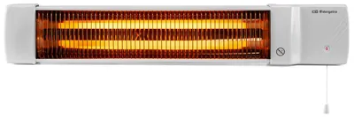 Obrázok produktu pre Orbegozo BB 5002, Infračervený elektrický ohrievač priestoru, Kremenné sklo, Vnútorný, Múr, Biela, 1200 W