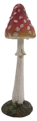 Produktbild von Clayre & Eef Dekorationsfigur Pilz Rot Kunststoff