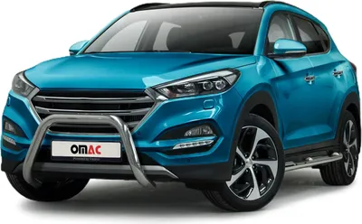 Produktbild von Frontbügel Frontschutzbügel für Hyundai Tucson 2015-2020 mit ABE Silber