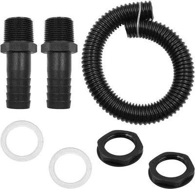 Image de Kit de raccordement pour citernes | Kit de raccordement pour réservoirs d'eau avec sortie d'eau de pluie de 25 mm | Kit de raccordement pour citernes et réservoirs d'eau