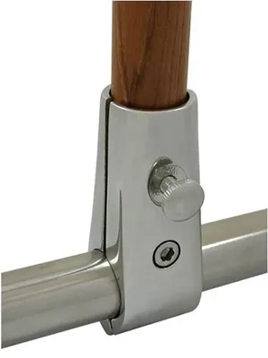 Produktbild von Flaggenstockhalter für Reling, 80mm, Edelstahl A4
