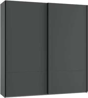 Produktbild von Schwebetürenschrank >AALST< in GRAPHIT - 180x208x65cm (BxHxT)