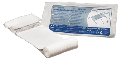 Produktbild von Gramm Medical Verbandpäckchen steril, DIN 13 151-G (groß), 100 x 120 mm