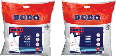 Produktbild von 2er-Set DODO-Kissen mit Veloursbesatz - 60 x 60 cm - DOUX DUO