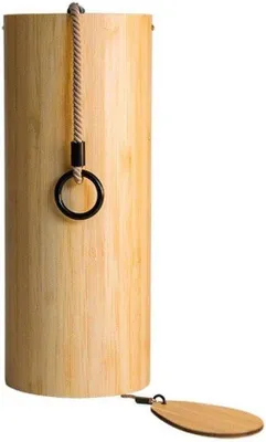 Image de Carillon éolien en bambou pour la détente et la réduction du stress - Carillon japonais pour la méditation et la décoration