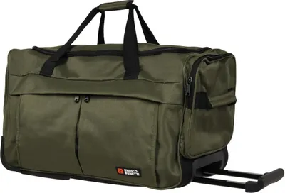 Produktbild von kleine grüne Rollenreisetasche 55cm mit herausziehbarem Griff