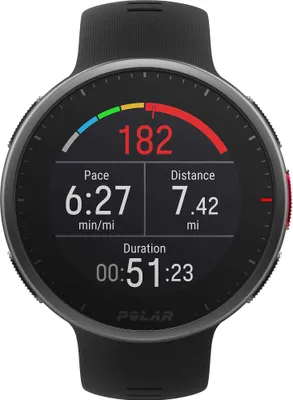 Produktbild von Polar Vantage V2 Black M/L, 3,05 cm (1.2"), MIP, Touchscreen, GPS, 52 g