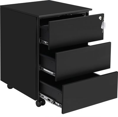 Oceľový podstavec s 3 zásuvkami Black Mobile