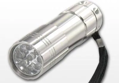 Productafbeelding van CHPN - UV-lamp - UV-lamp - Mini-zaklamp - Zaklamp - Inspectielamp - UV-verlichting - UV-licht - Ultraviolet - Zilver - UV-zaklamp