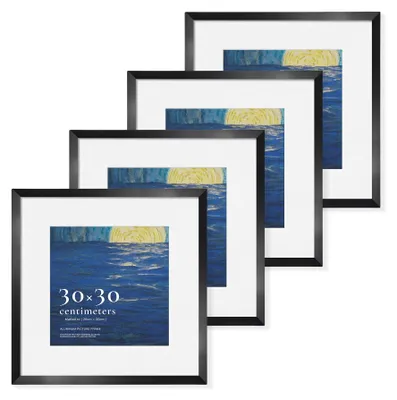 Obrázok produktu pre Rám na fotografie, sada, 30 x 30 cm, hliník, tvrdené sklo