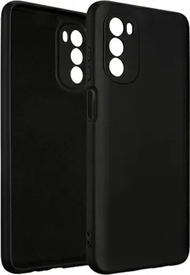 Produktbild von Beline Silikonhülle für Motorola Moto G82 5G schwarz/schwarz Schutzhülle