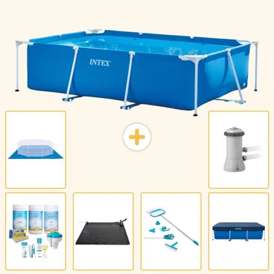 Obrázok produktu pre Obdĺžnikový bazén s rámom – 300 x 200 x 75 cm – 7-dielna sada, model S21120